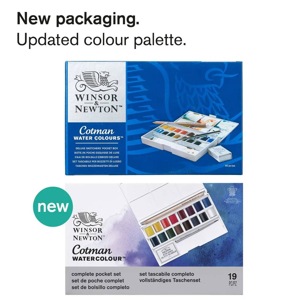 Cotman Watercolours Deluxe Sketchers' Pocket Box