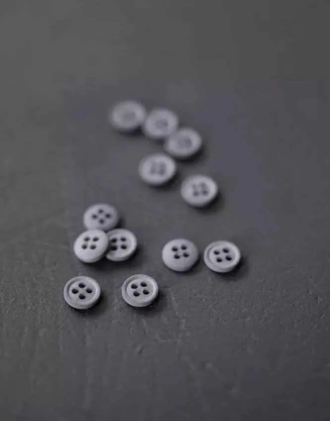 Cotton Button from Merchant & Mills, 11mm Polar Grey