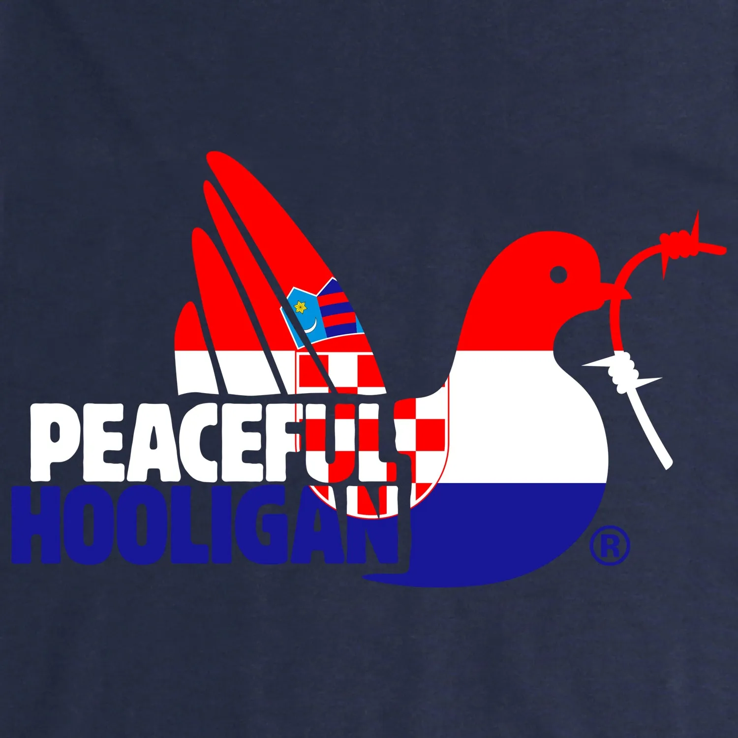 Croatia Dove Sweatshirt Navy