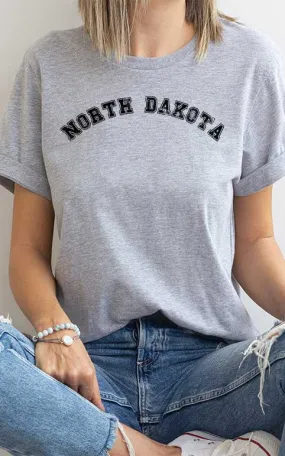 Distressed Varsity North Dakota State Graphic Tee