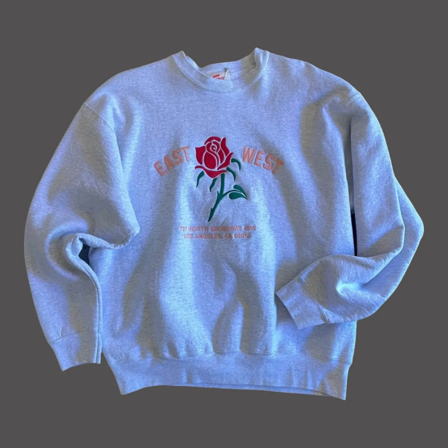 East West Rose Sweatshirt #8.8 Heather Grey XL