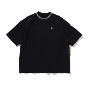 FRED PERRY × BEAMS Oversize Pique T-shirts Navy