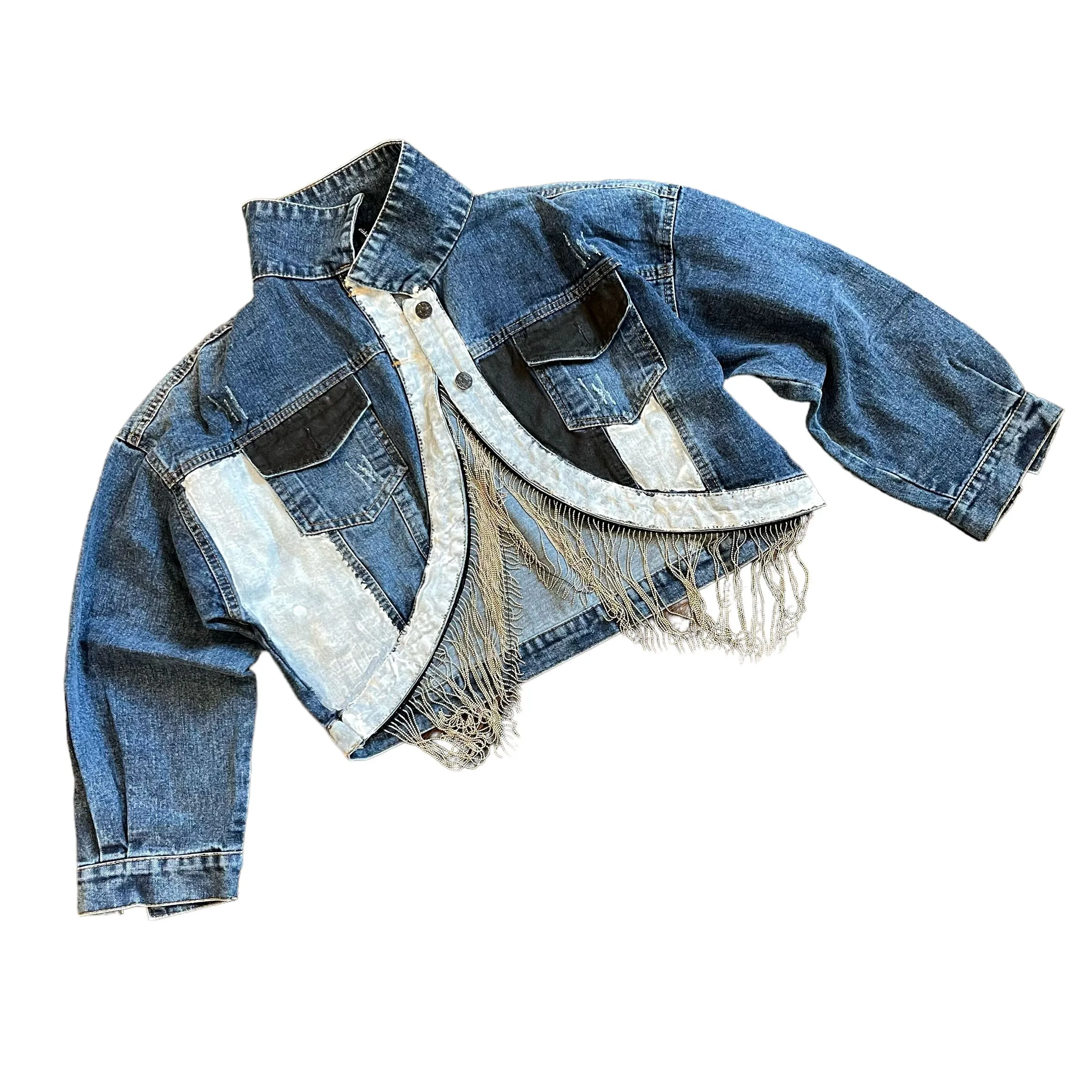 'Fringed And Beyond' Denim Jacket