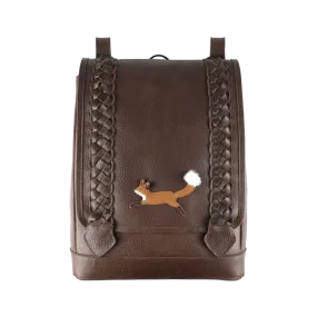 Hikey Schoolbag | Fox | Brown Grain Leather