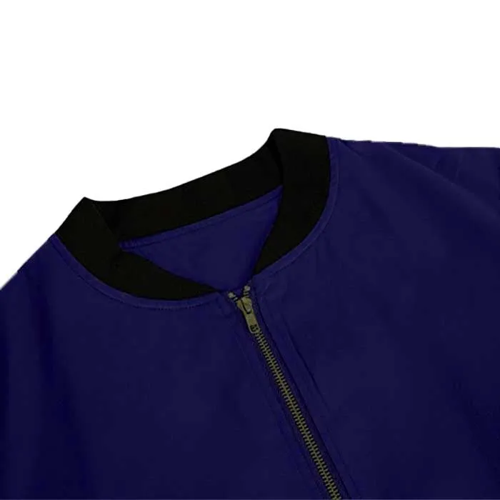 Ink Blue Bomber Men's Jacket