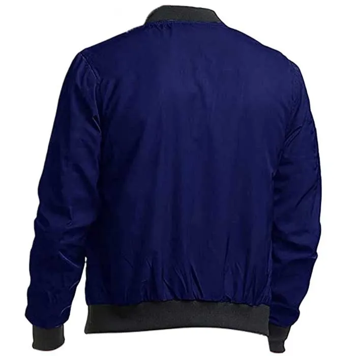 Ink Blue Bomber Men's Jacket