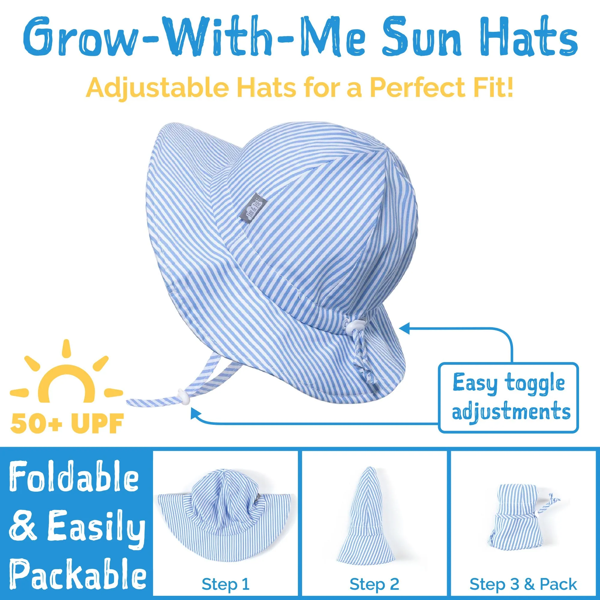 Jan & Jul Cotton Sun Hat - Prairie Flowers