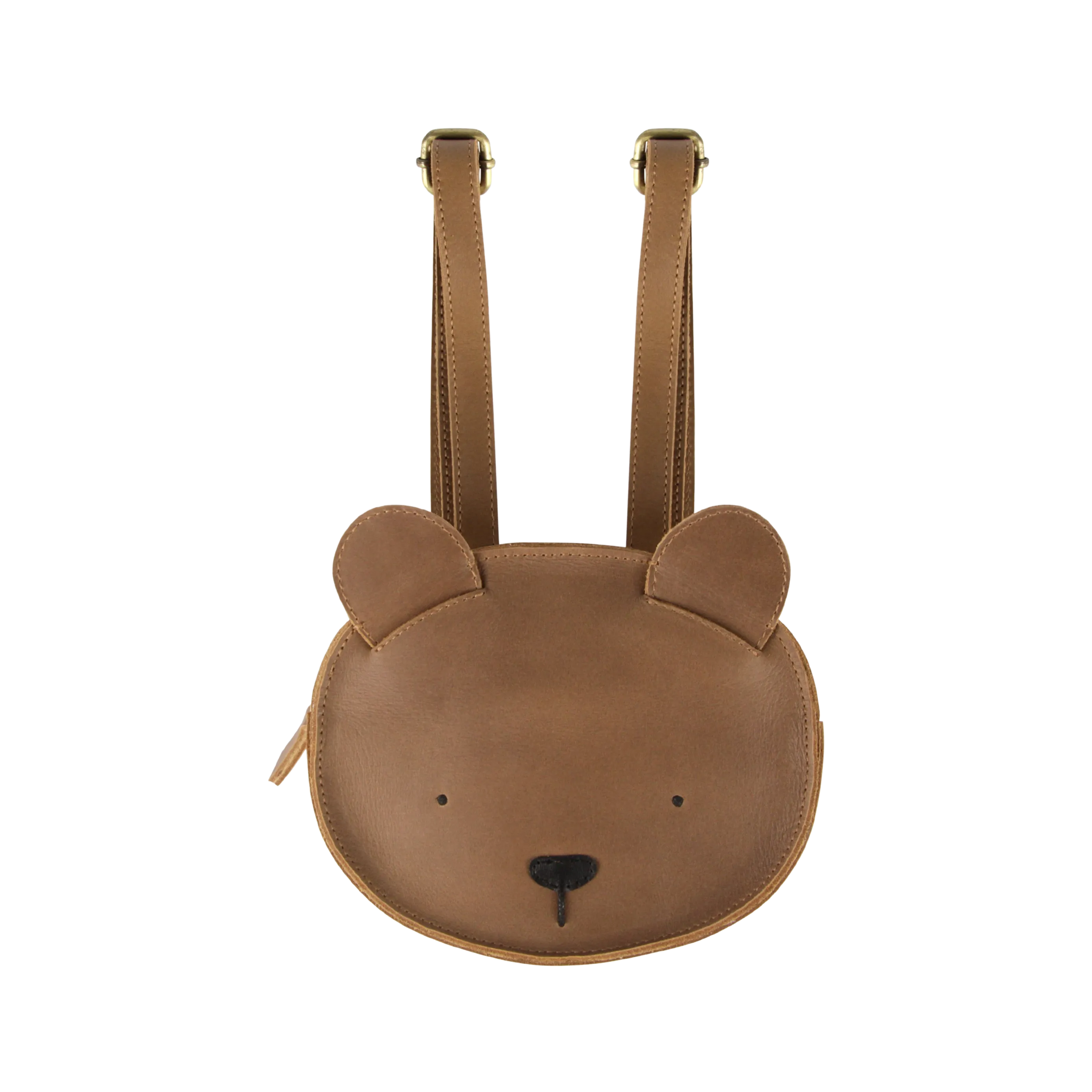 Kapi Classic Backpack | Bear | Cognac Classic Leather