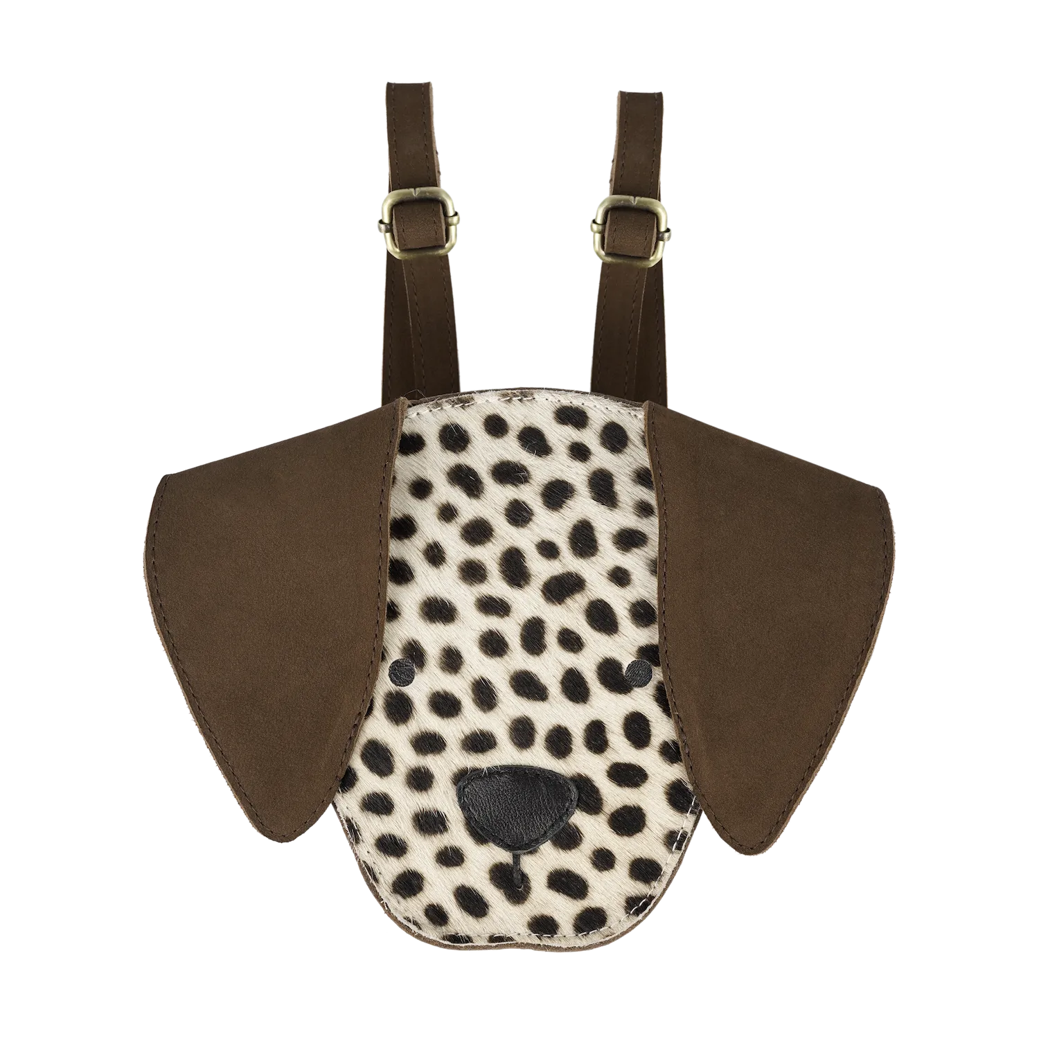 Kapi Exclusive Backpack | Dalmatian | Black Spotted Cow Hair