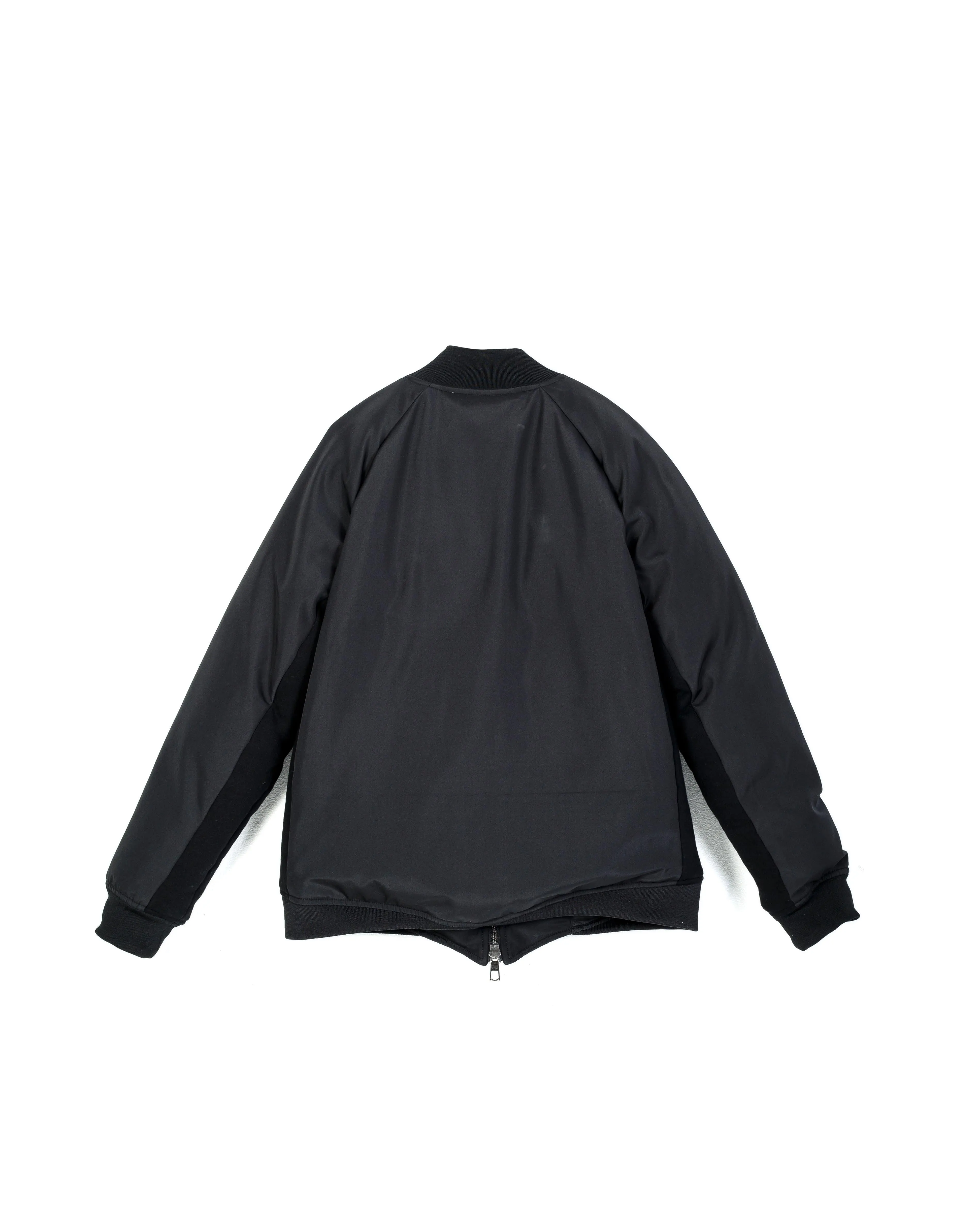 Konus Men's Bomber Jacket with Hidden Pocket in Black