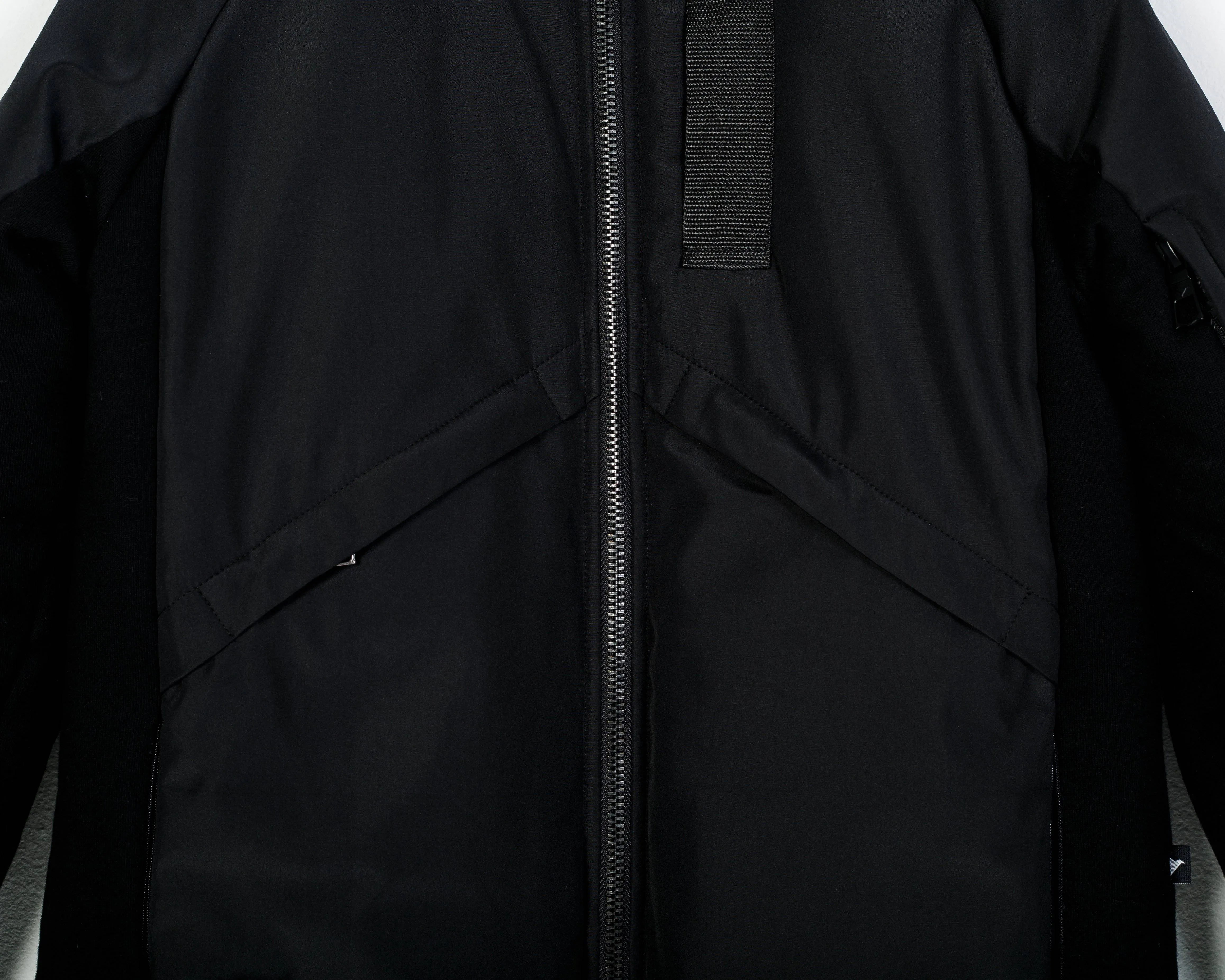 Konus Men's Bomber Jacket with Hidden Pocket in Black