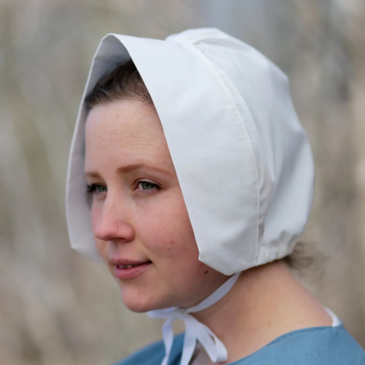 Ladies’ Colonial Cap - White Cotton