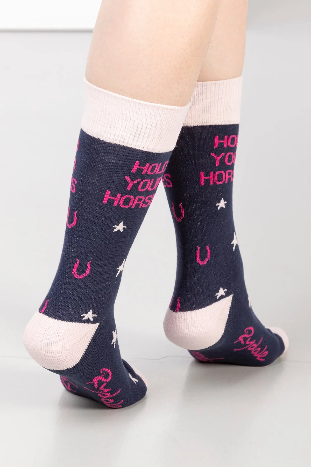 Ladies Slogan Ankle Socks