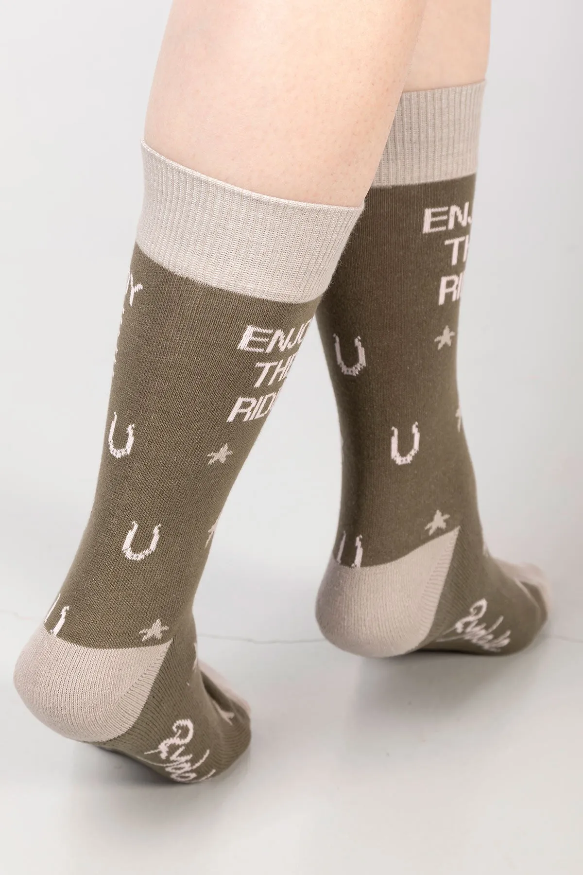 Ladies Slogan Ankle Socks