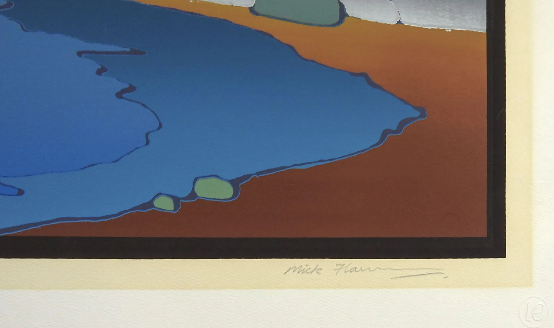 Lakeview At Dawn Serigraph