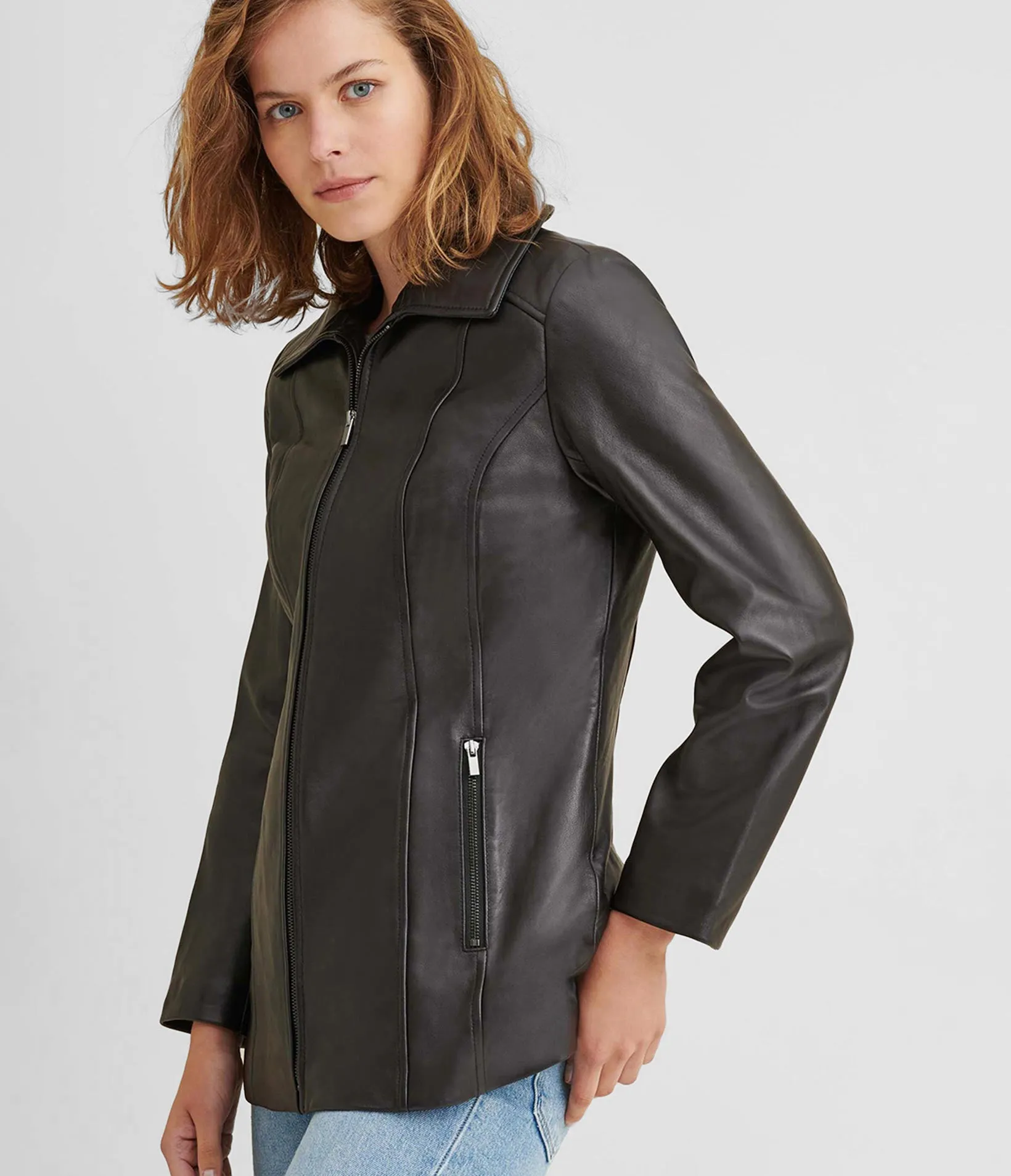 Lindsey Thinsulate Leather Scuba Jacket