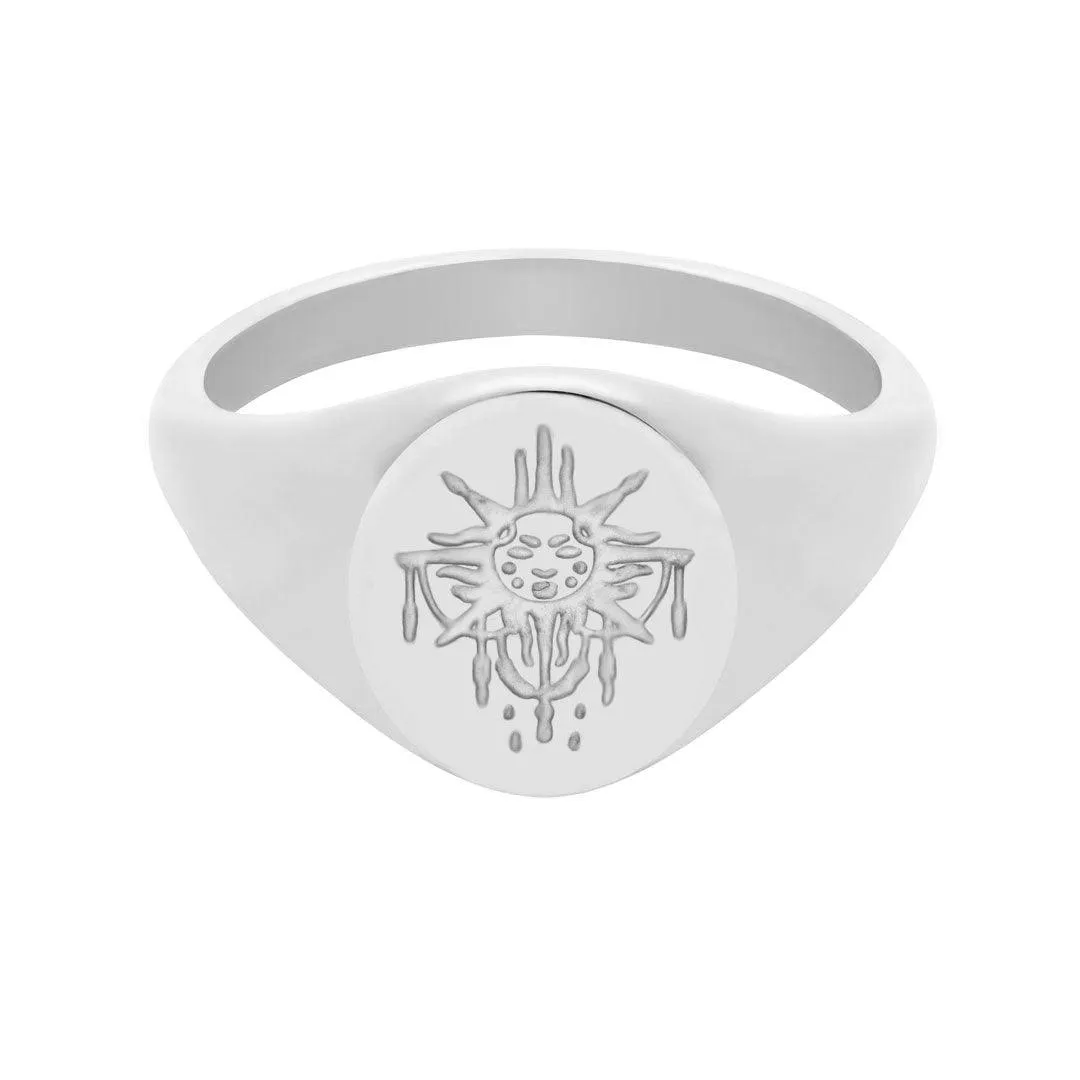 Live By The Sun Signet Ring