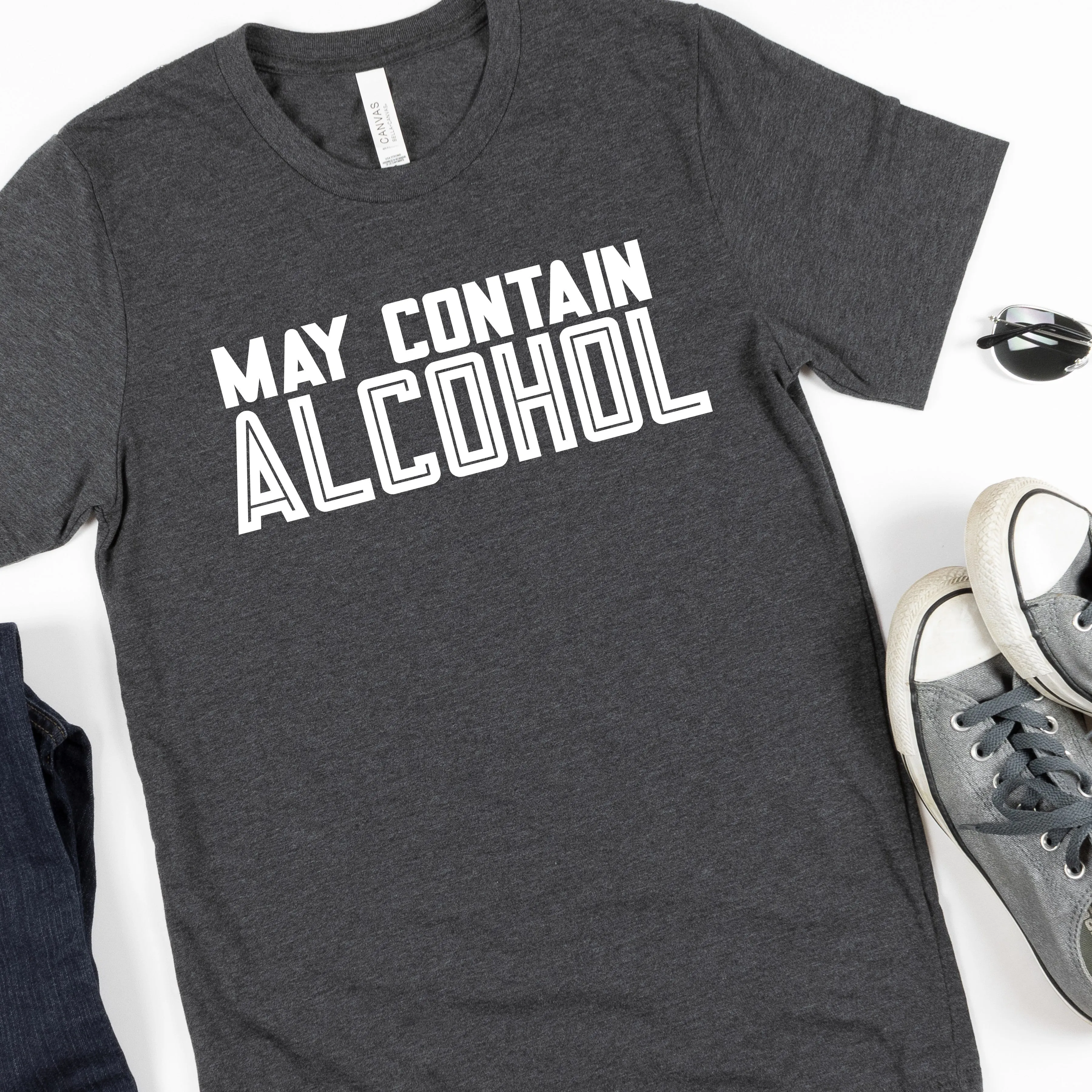 May Contain Alcohol | Funny Drinking Shirts