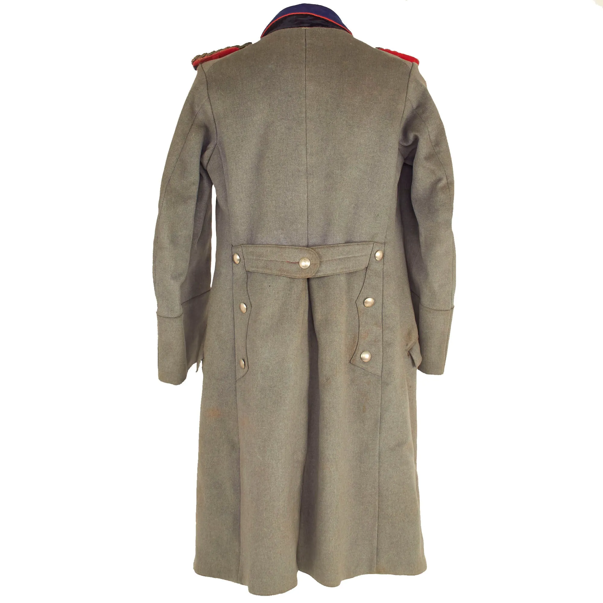 Original Imperial German WWI 17th Royal Bavarian Infantry Colonel’s Feldgrau M-1915 Greatcoat