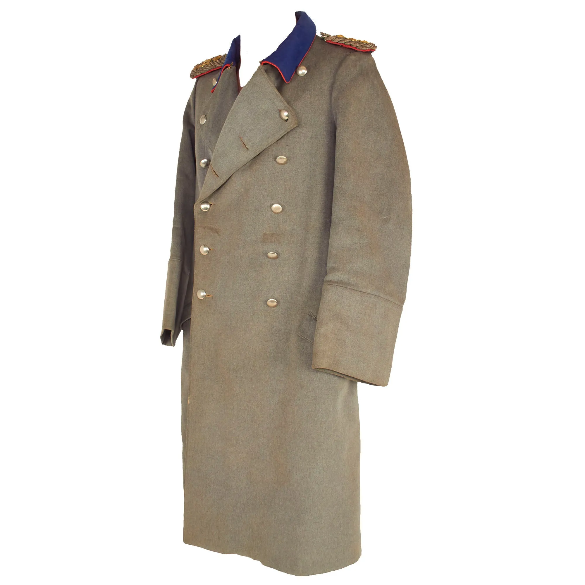 Original Imperial German WWI 17th Royal Bavarian Infantry Colonel’s Feldgrau M-1915 Greatcoat