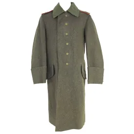 Original Imperial German WWI Feldgrau M-1915 Greatcoat With Hussar Regiment Shoulder Boards - Dated 1918