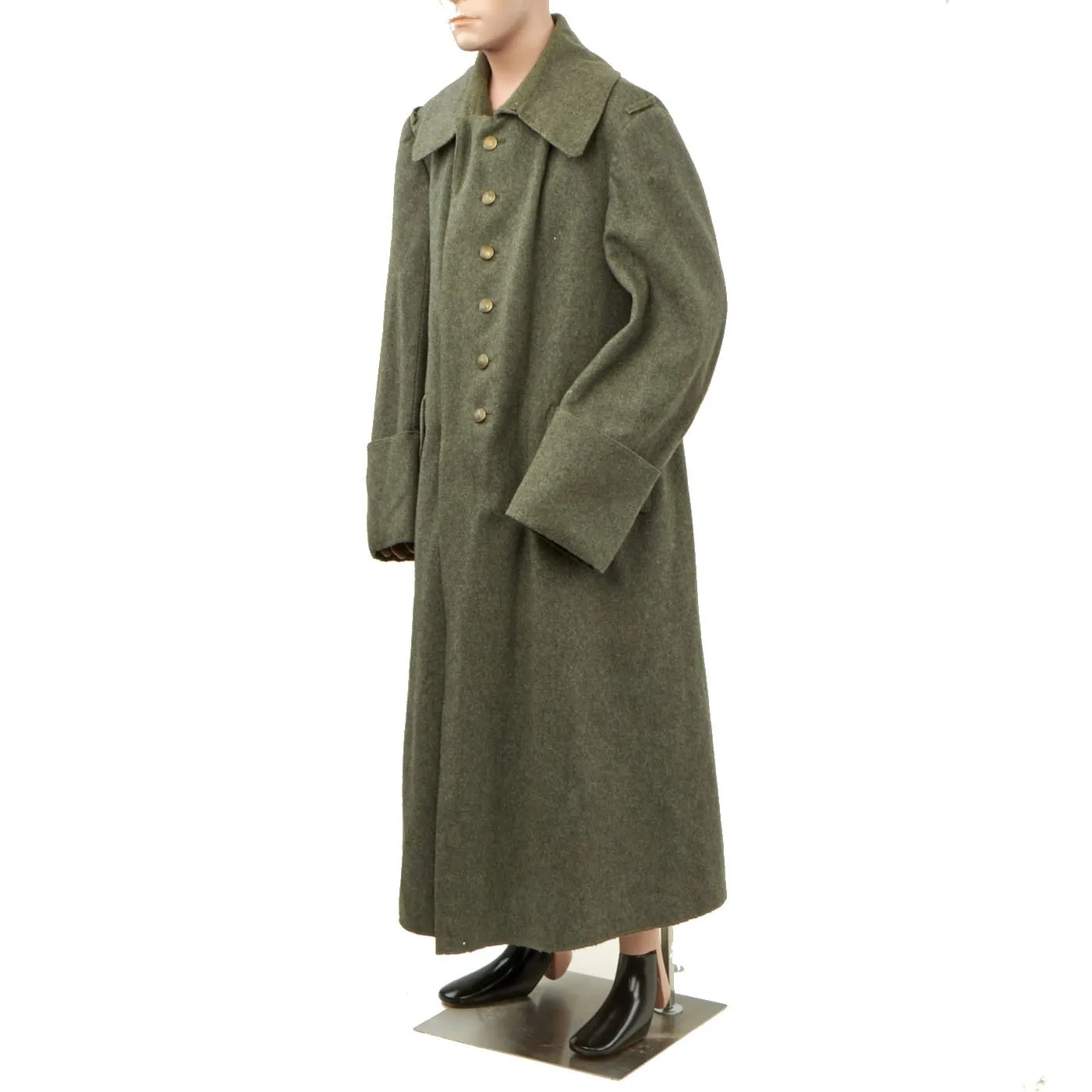 Original Imperial German WWI Rare Unissued Feldgrau M-1915 Bavarian Greatcoat - 1916 Dated