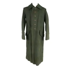 Original Rare Imperial German WWI Prussian EM/NCO Feldgrau M-1915 Wool Greatcoat - Service Used