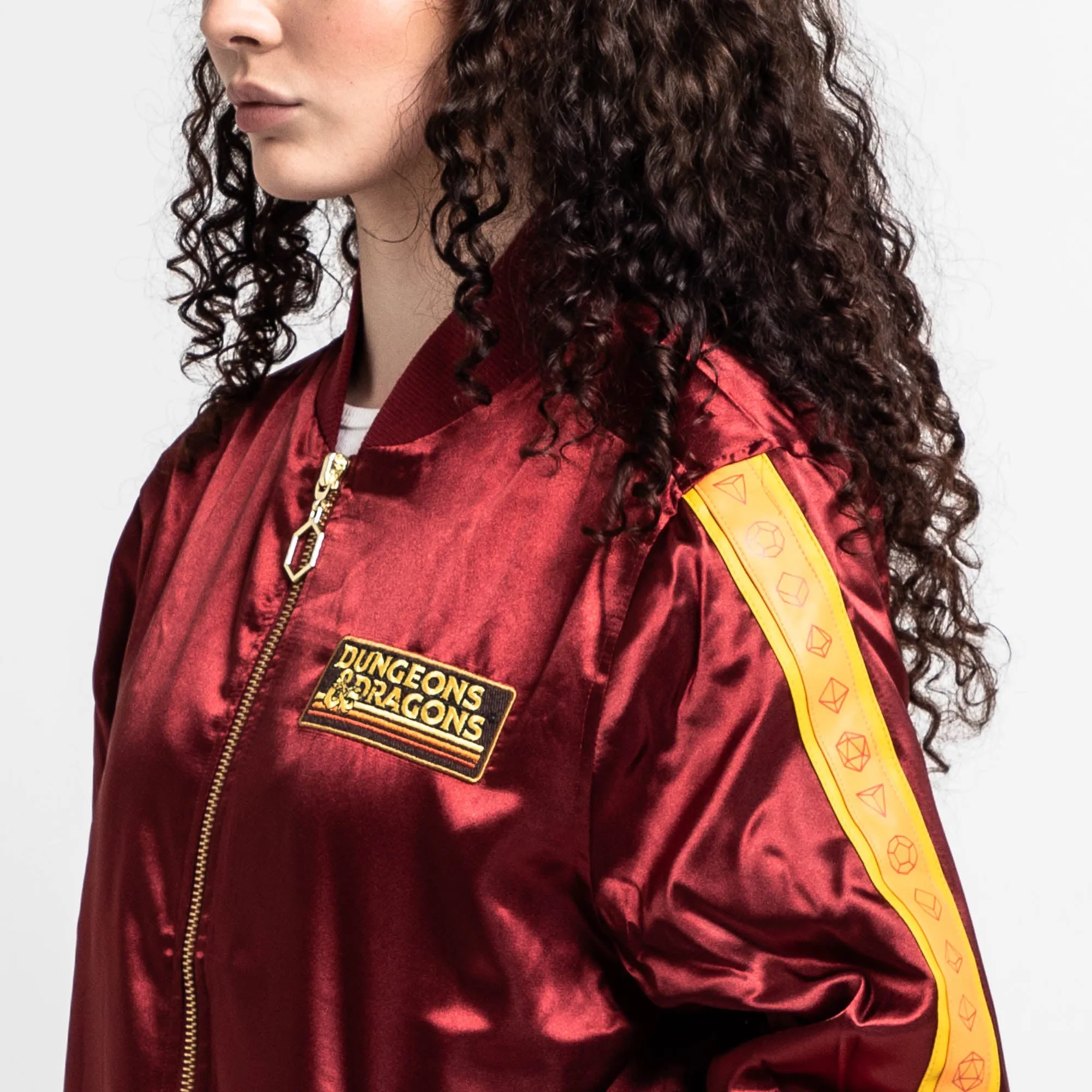 Retro Red Dragon Bomber Jacket