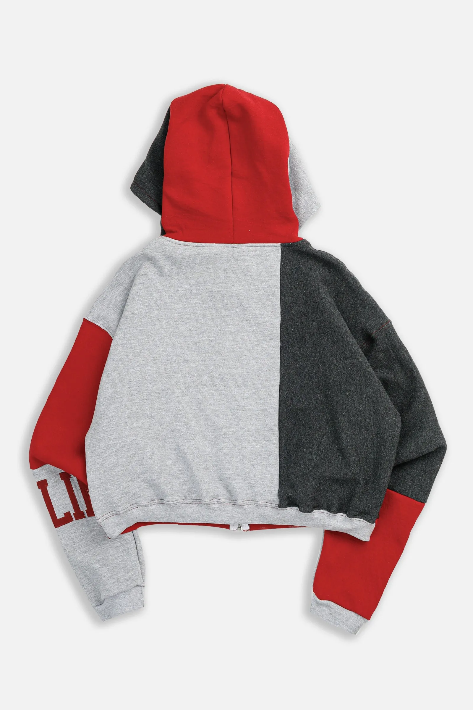 Rework Carolina Crop Zip Hoodie - L