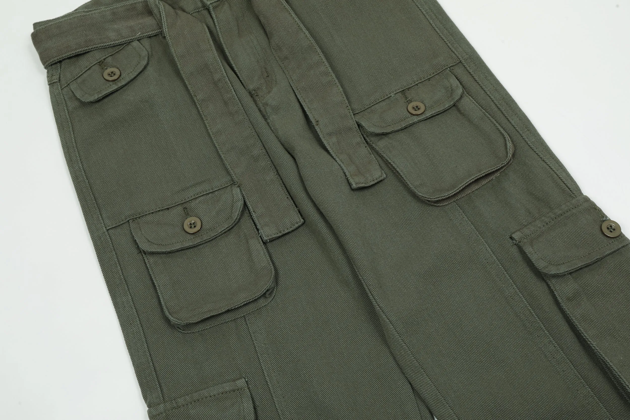 Structured Olive | Tactical Cargo Trousers