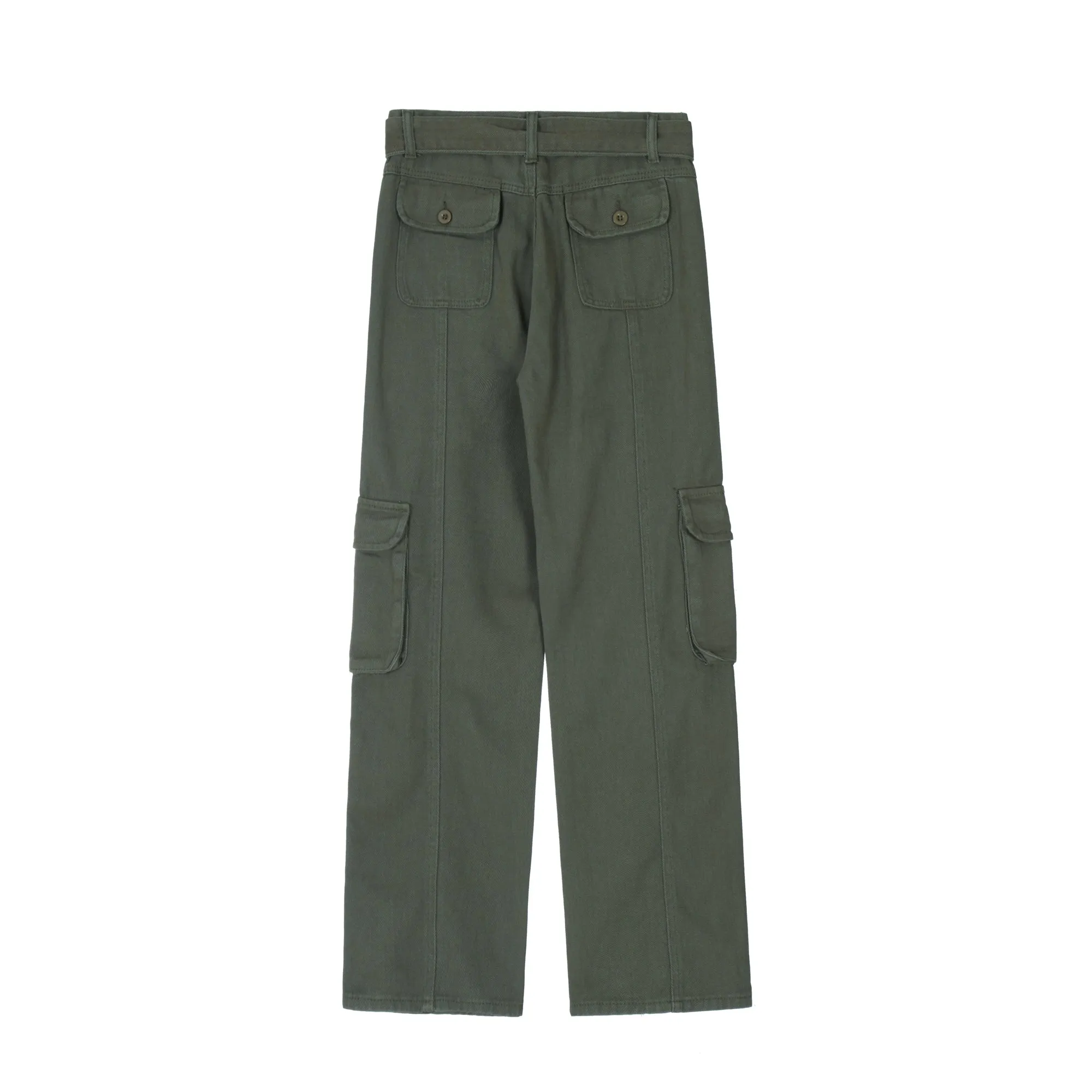 Structured Olive | Tactical Cargo Trousers