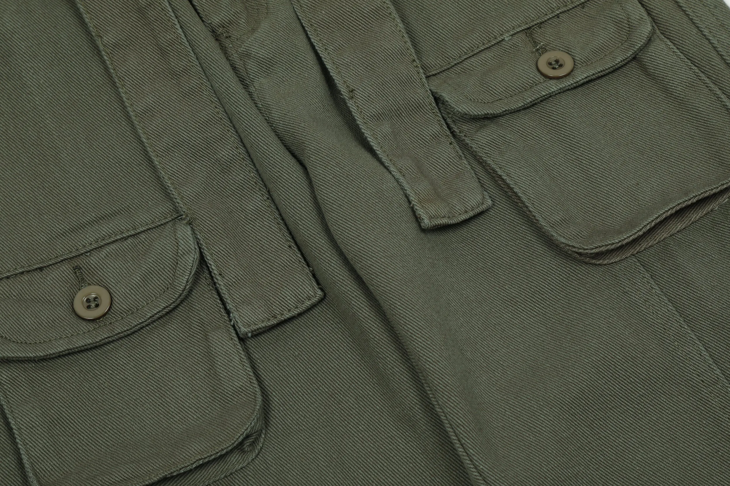 Structured Olive | Tactical Cargo Trousers