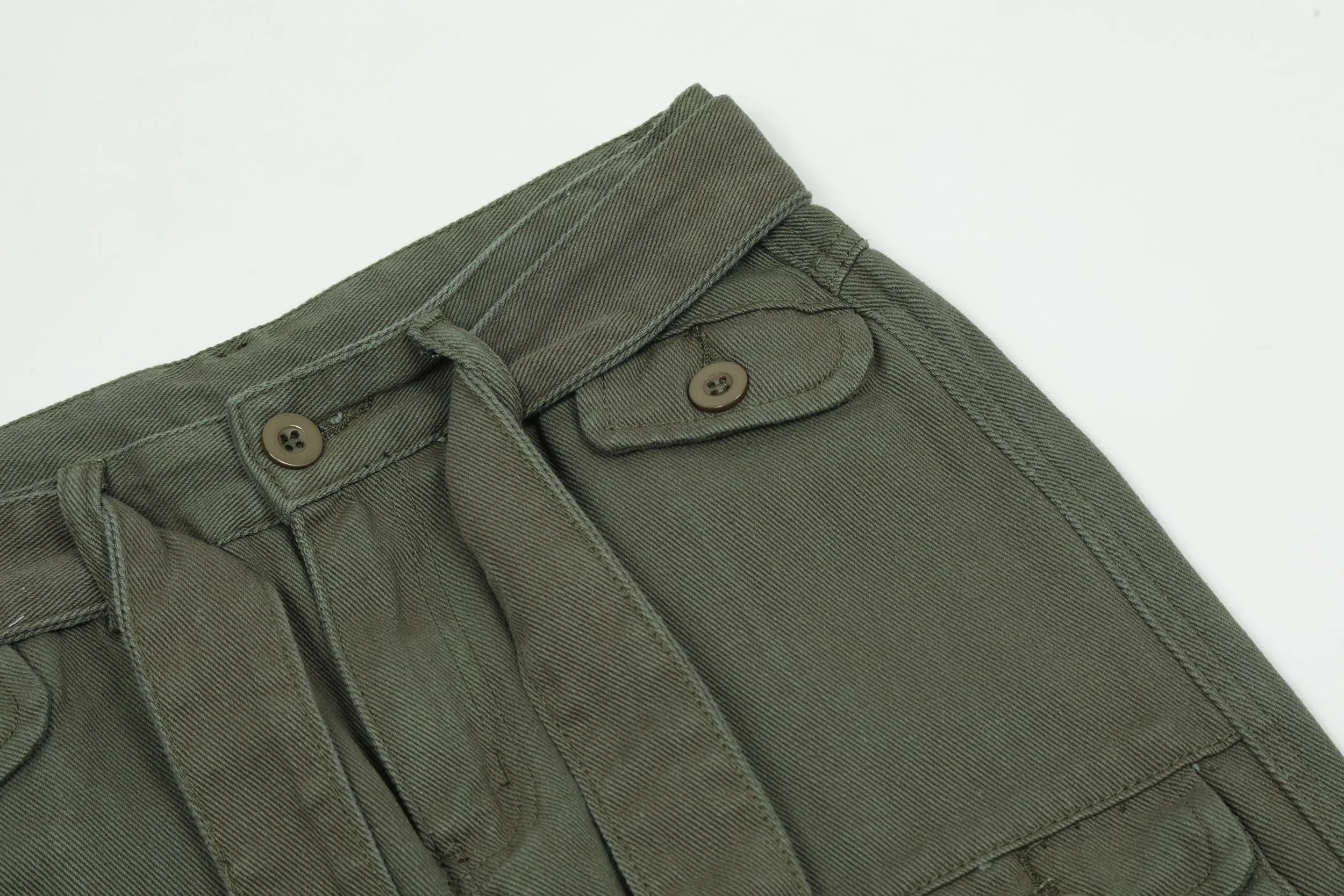 Structured Olive | Tactical Cargo Trousers