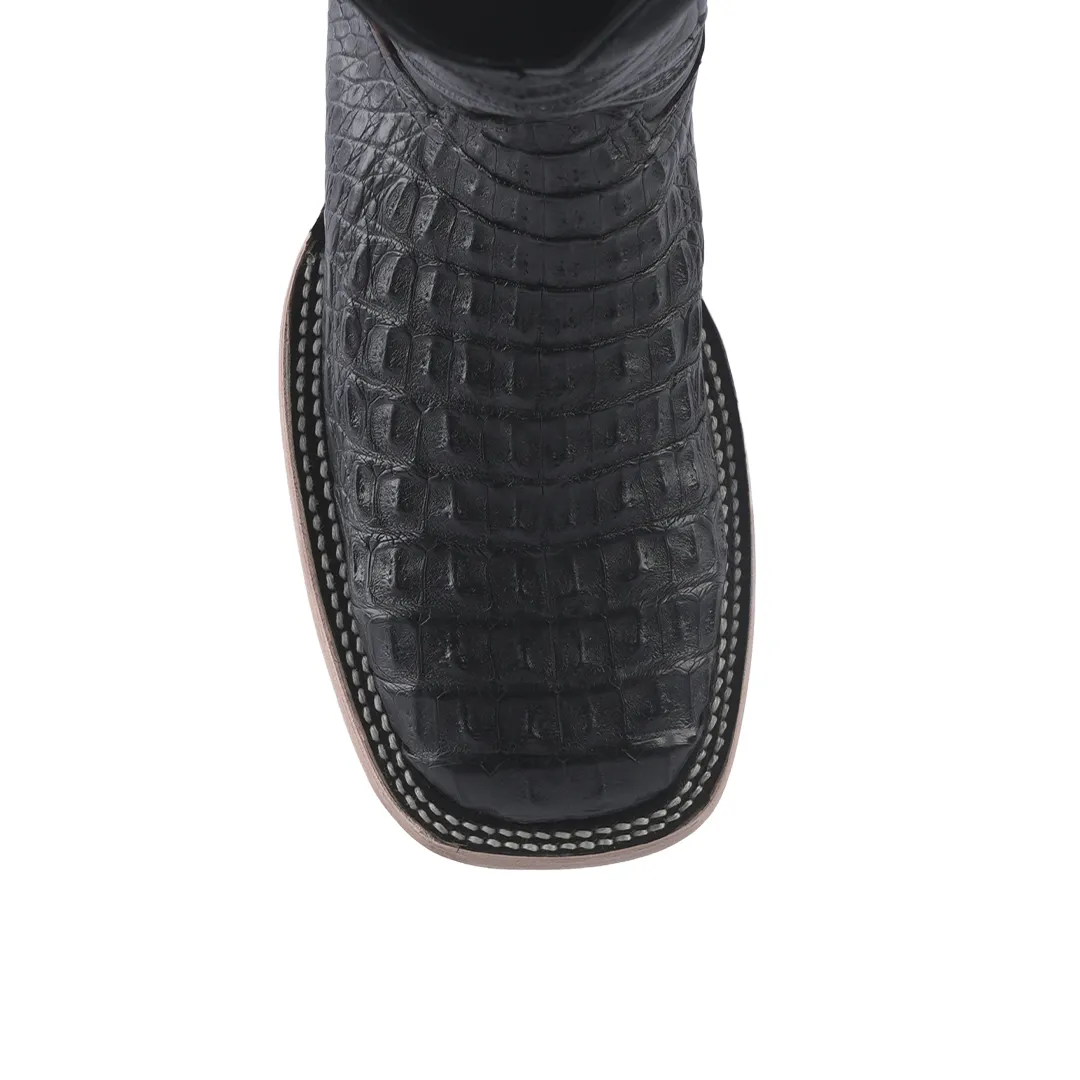 Texas Country Exotic Boot Lomo Caiman Black LM10