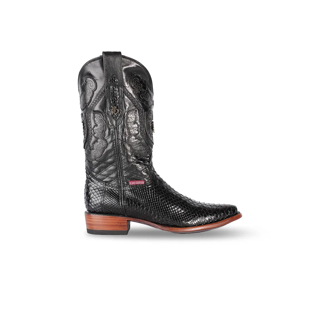 Exotic Black Python Leather Texas Country Boot - PP150, for an optimization solution