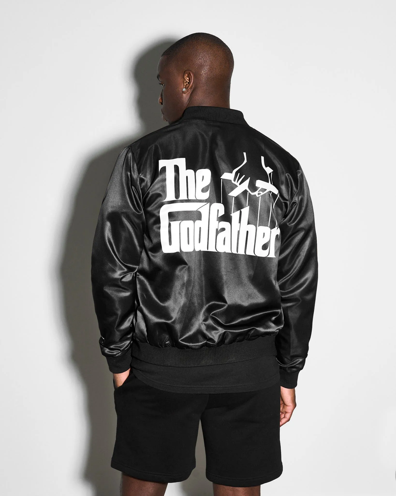 The Godfather Logo Satin Jacket