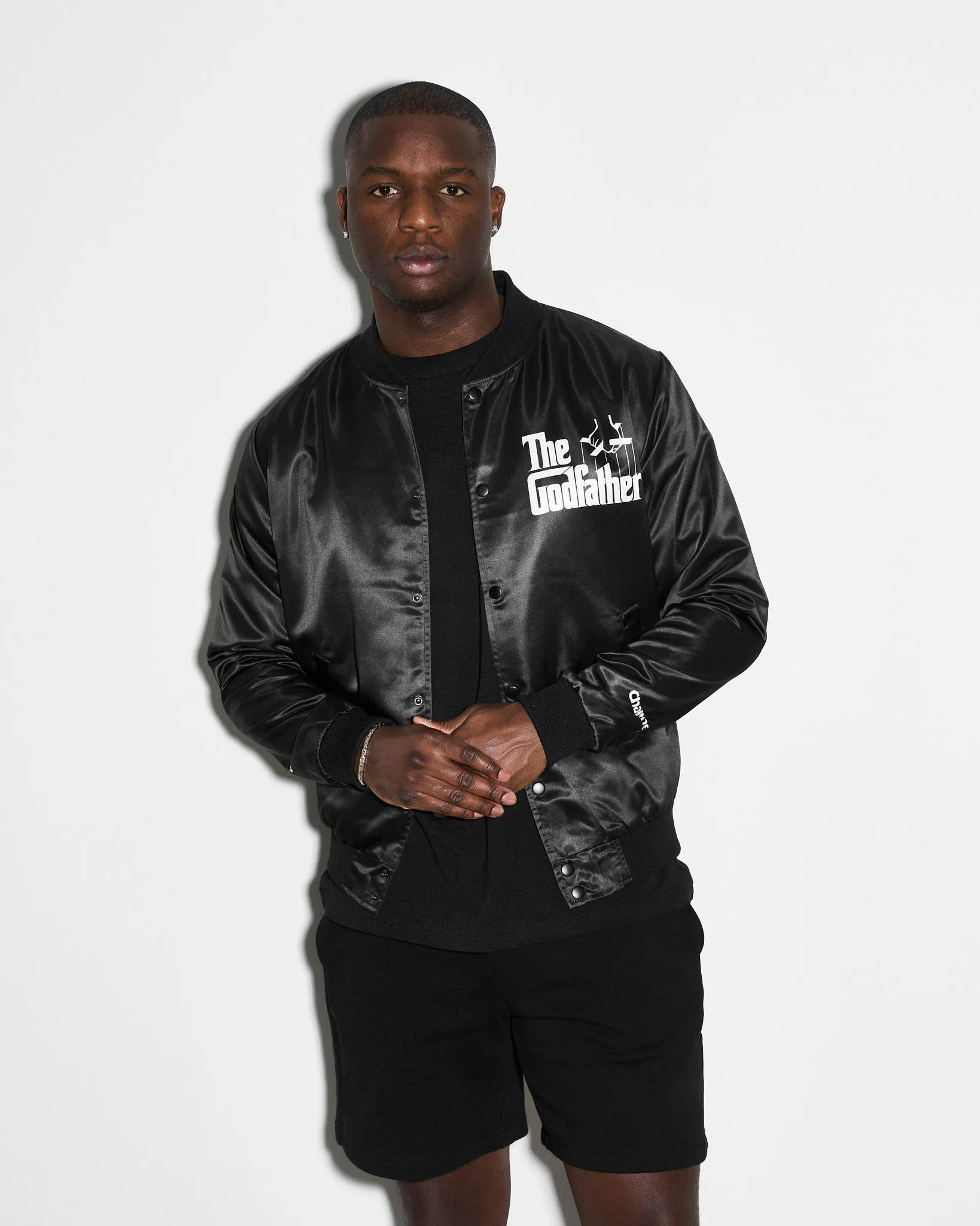 The Godfather Logo Satin Jacket