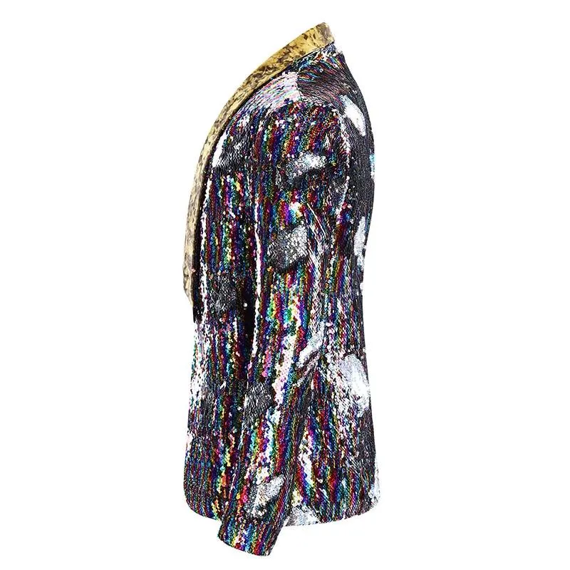 The Jasper Sequin Slim Fit Blazer Suit Jacket