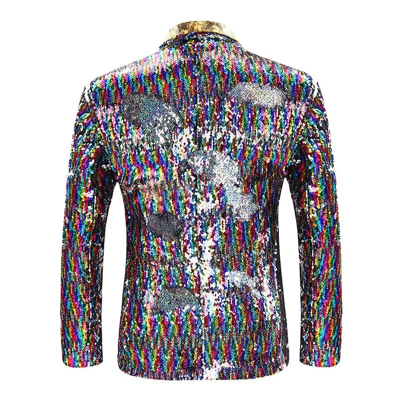 The Jasper Sequin Slim Fit Blazer Suit Jacket