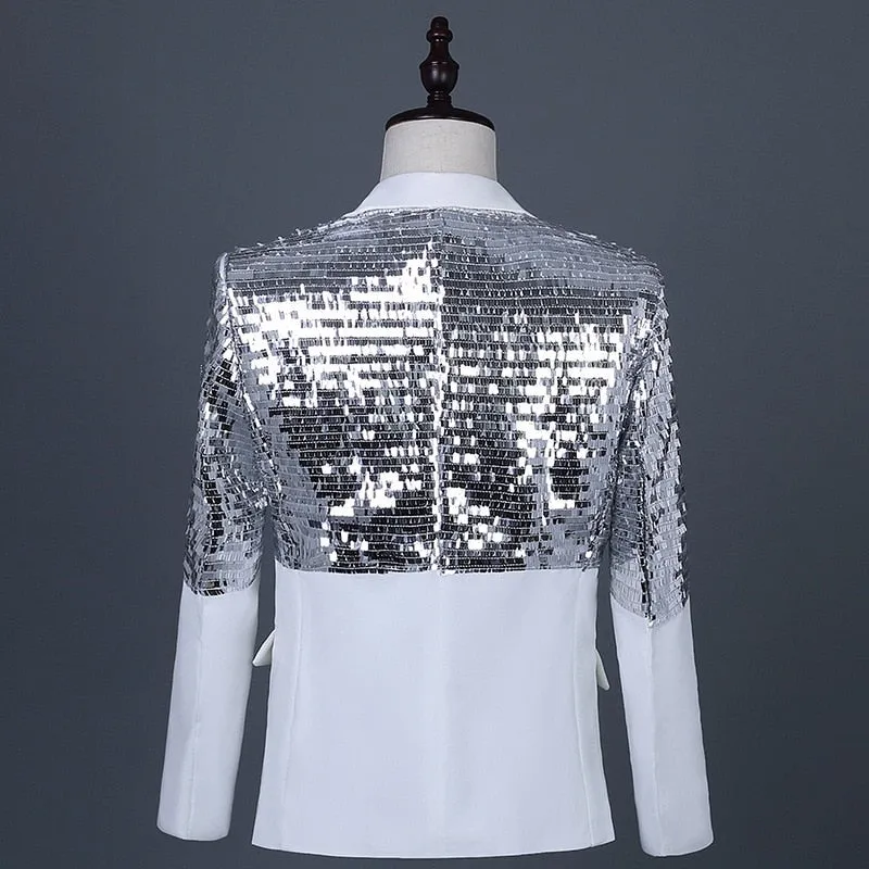 The Jefferson Slim Fit Sequin Blazer Suit Jacket