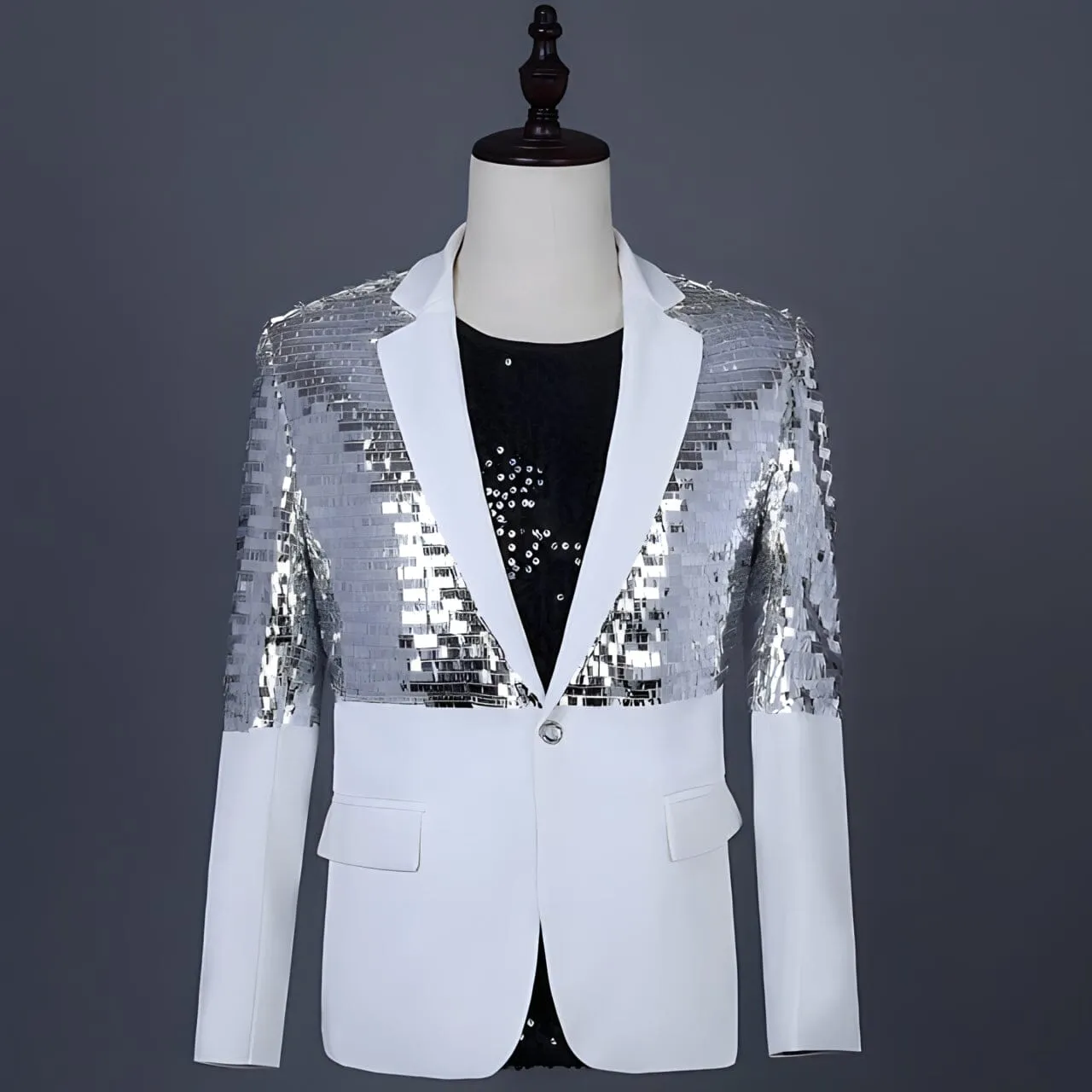 The Jefferson Slim Fit Sequin Blazer Suit Jacket