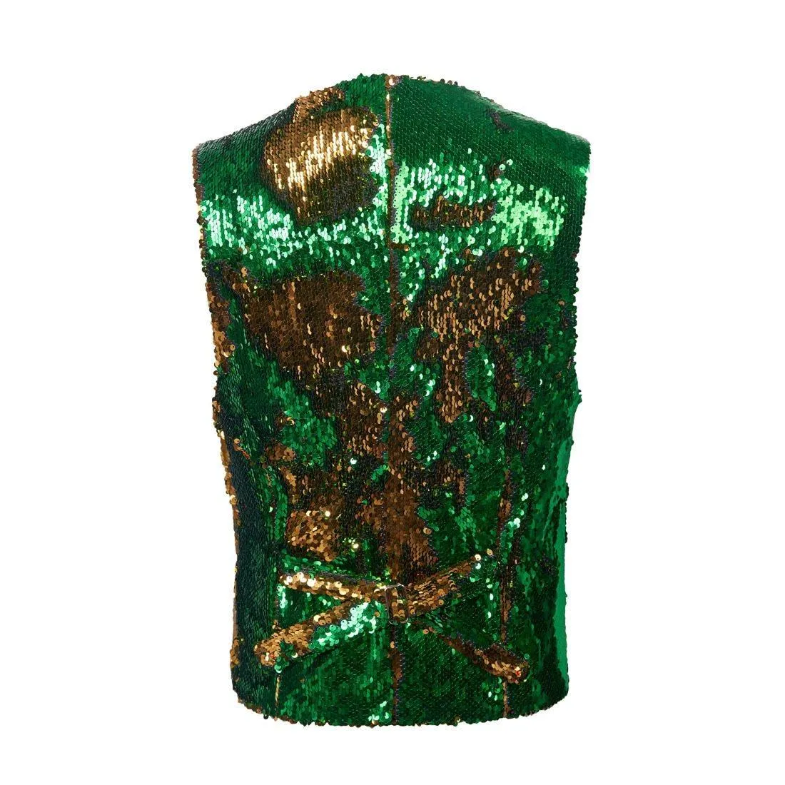 The Manifesto Sequin Vest - Emerald