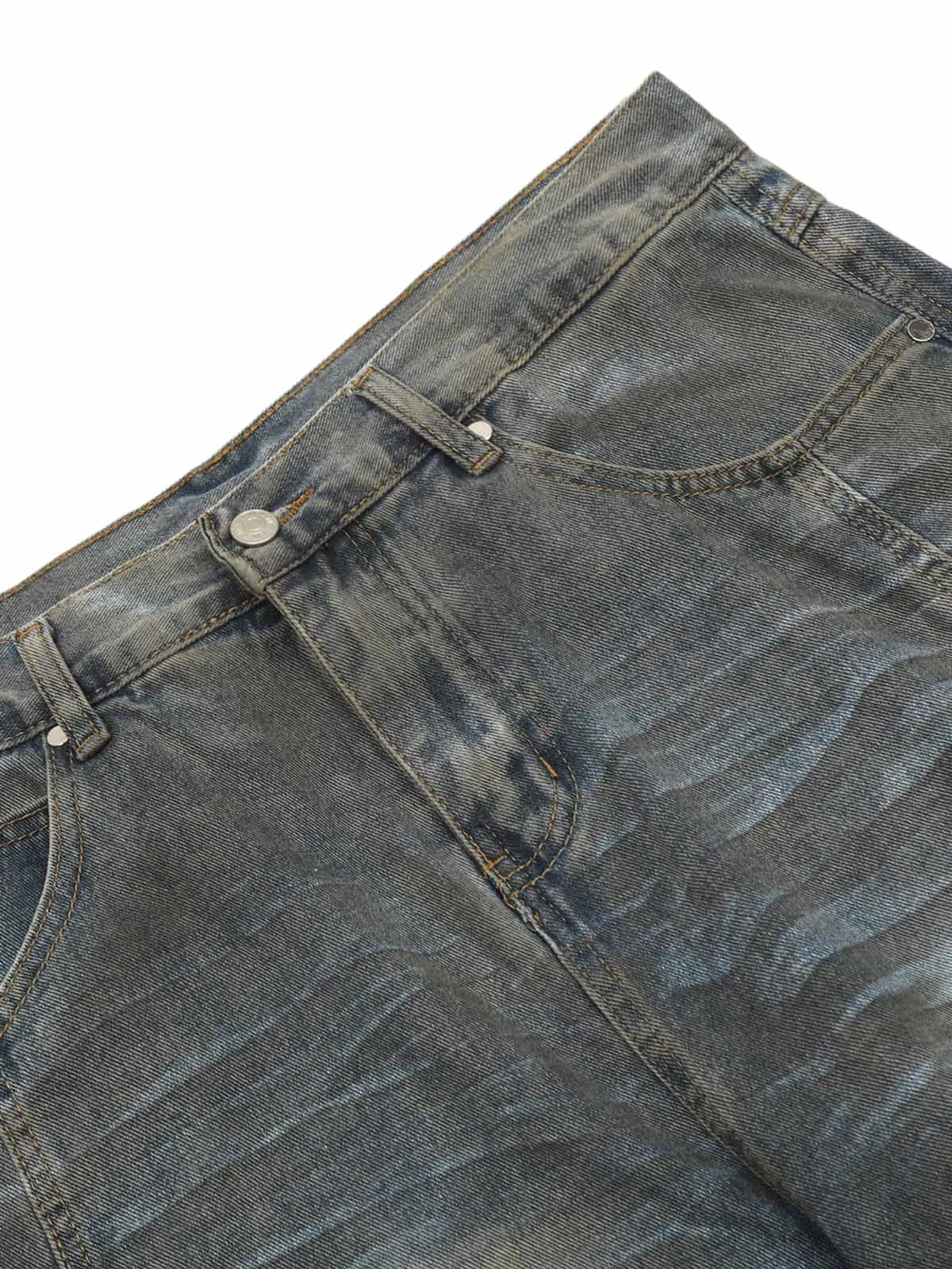 Thesupermade High Street Washed Distressed Jeans - 2191