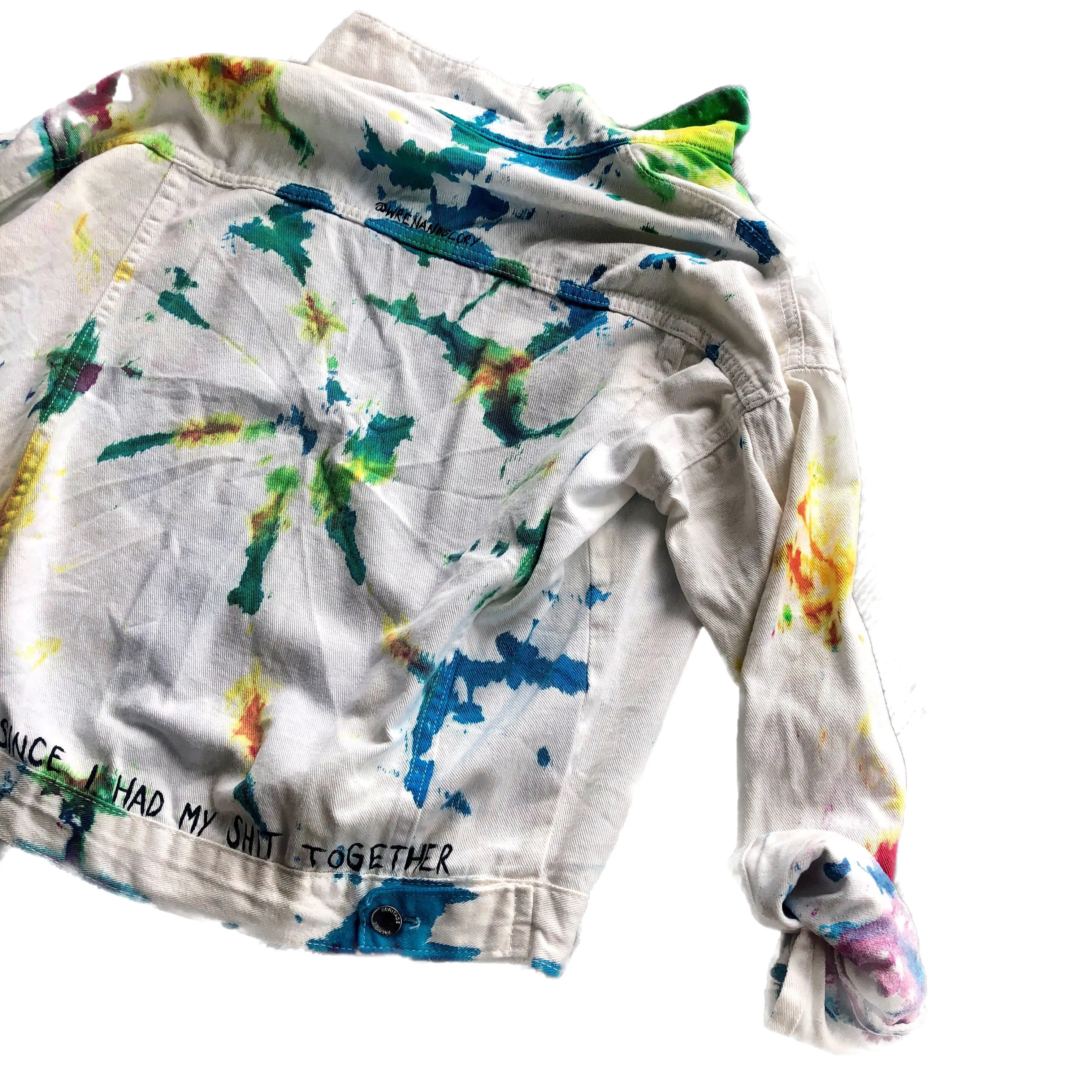 'TIE DYE FUN' DENIM JACKET