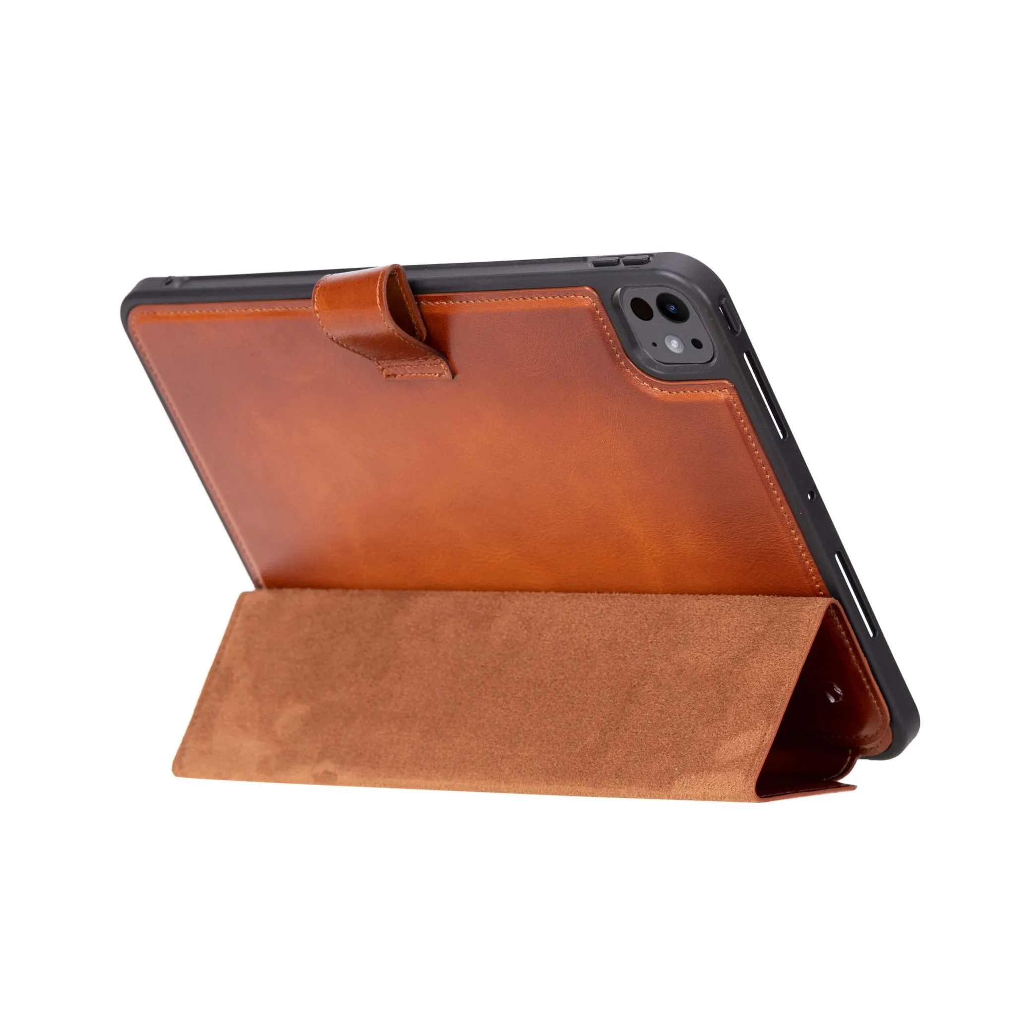 Trigon Leather Folio iPad Pro 11" (2024-M4), Burnished Tan