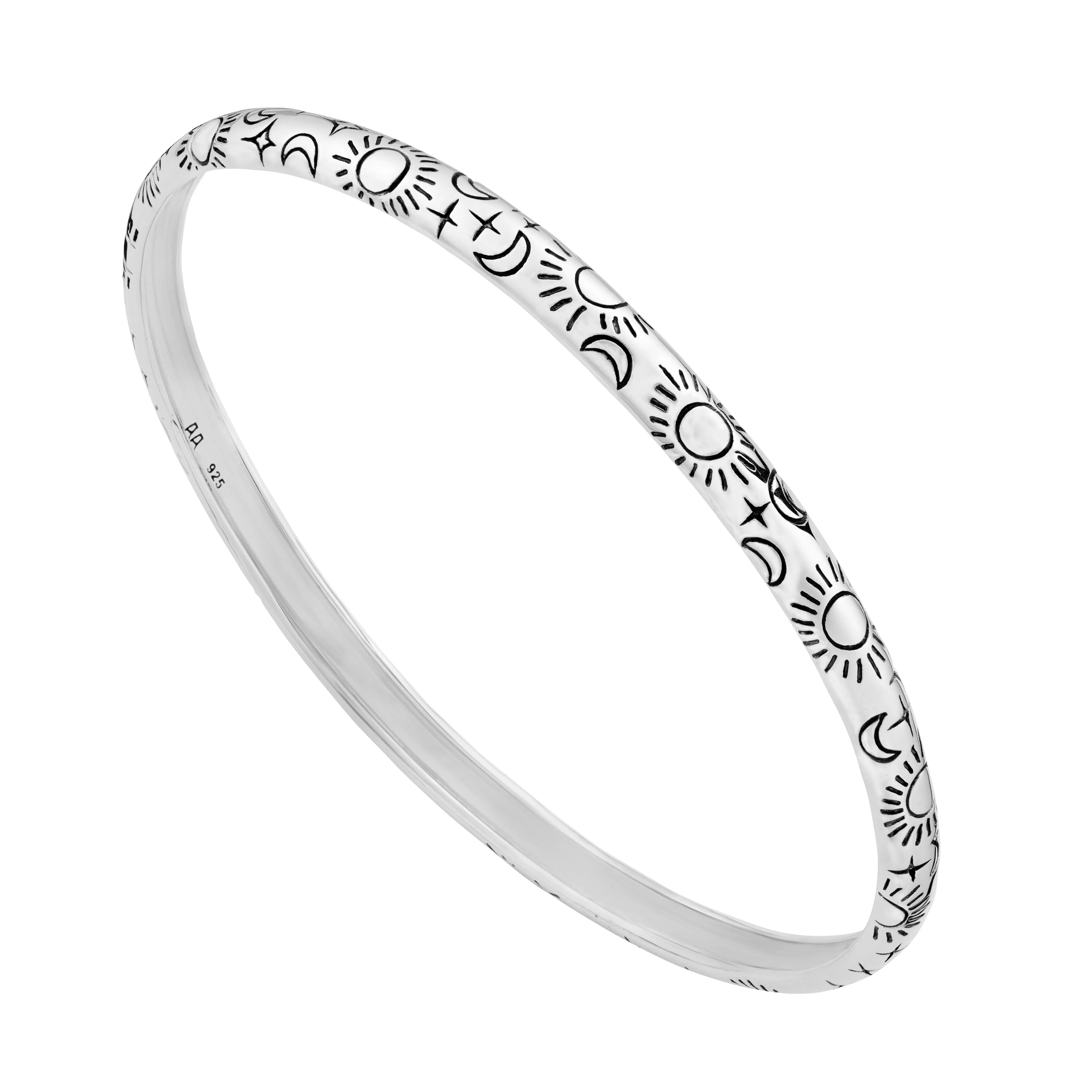 TWILIGHT - Sterling Silver Bangle